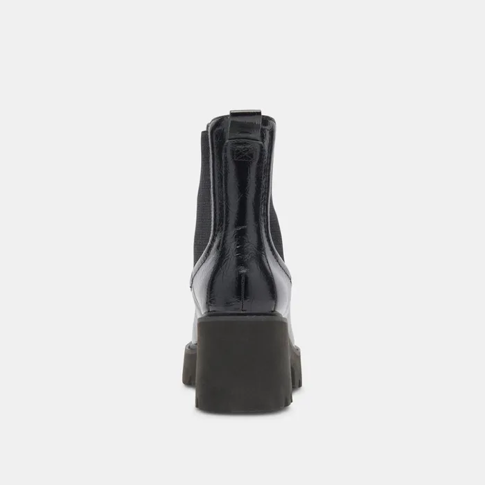 Hawk H2O Booties Midnight Crinkle Patent Women Dolce Vita Boots and Booties