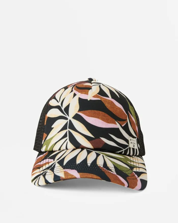 Heritage Mashup Trucker Hat Black Sands Women Billabong Hats and Beanies