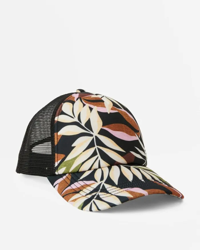 Heritage Mashup Trucker Hat Black Sands Women Billabong Hats and Beanies