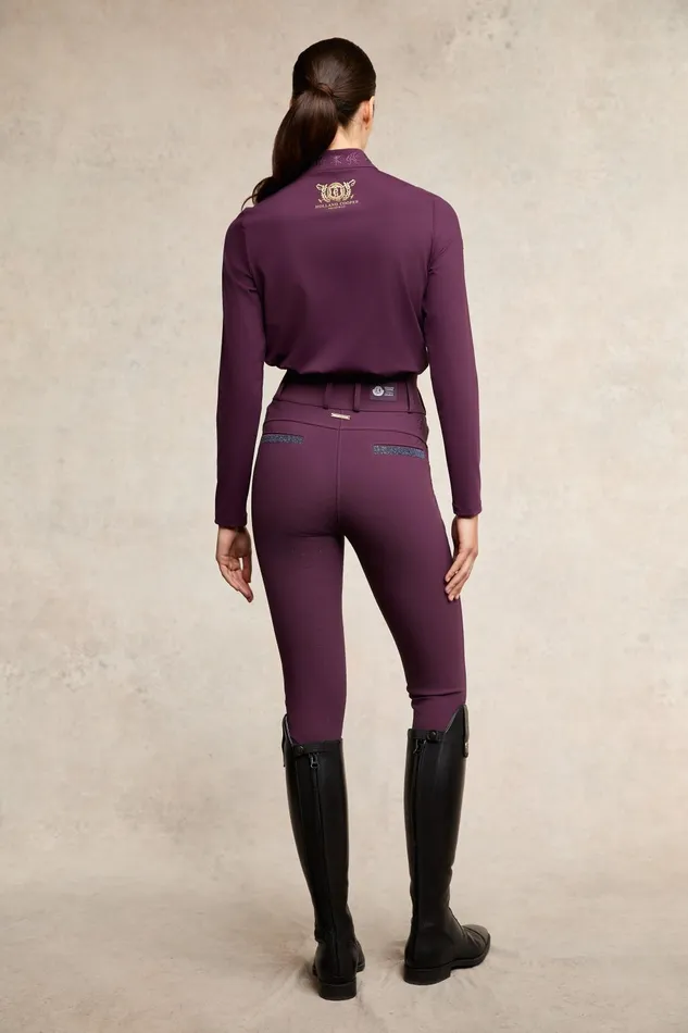 Holland Cooper Base Layers Women Crystal Base Layer Aubergine Holland Cooper Base Layers Women Crystal Base Layer Aubergine
