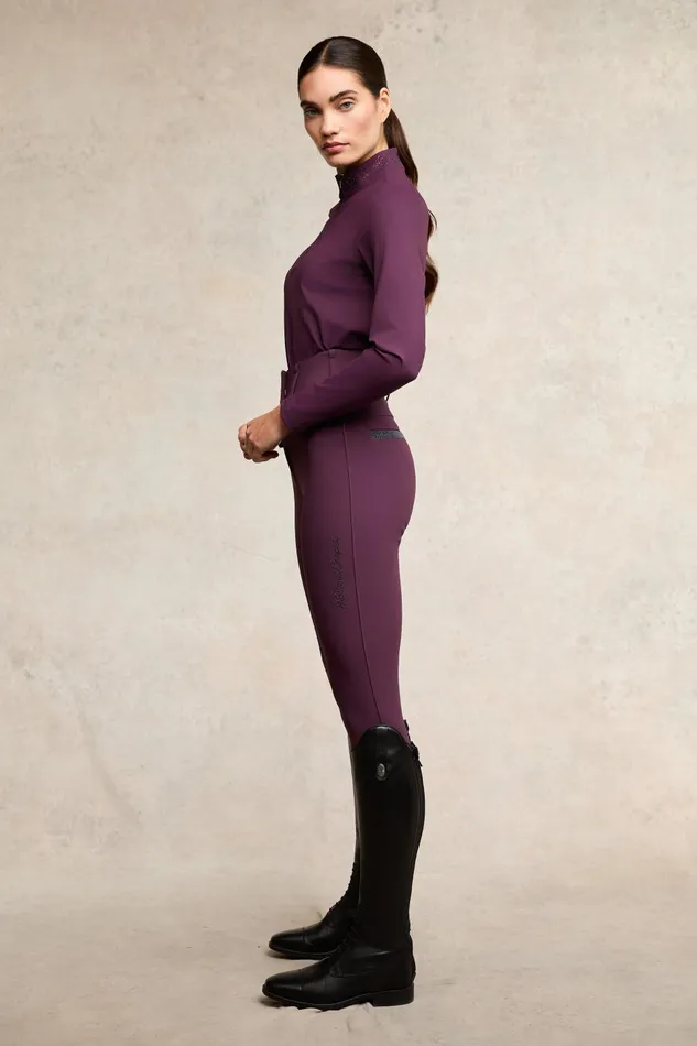 Holland Cooper Base Layers Women Crystal Base Layer Aubergine Holland Cooper Base Layers Women Crystal Base Layer Aubergine