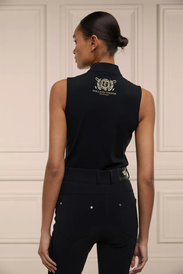 Holland Cooper Base Layers Women Crystal Sleeveless Base Layer Black Holland Cooper Base Layers Women Crystal Sleeveless Base Layer Black