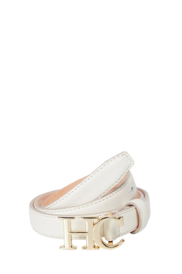 Holland Cooper Belts Women Atelier Ultra Slim Belt Off White Holland Cooper Belts Women Atelier Ultra Slim Belt Off White