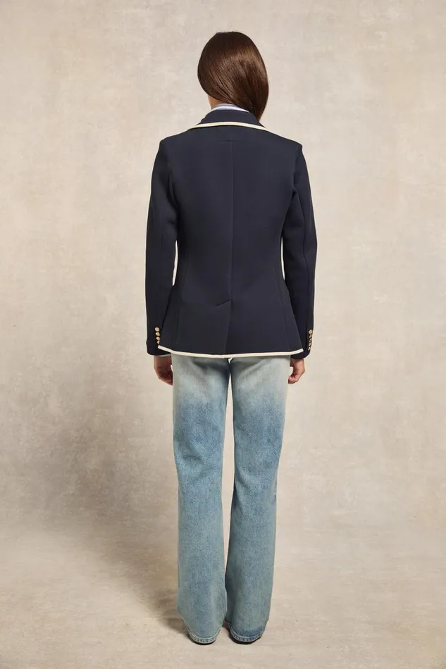 Holland Cooper Blazers Women Henley Blazer Ink Navy Holland Cooper Blazers Women Henley Blazer Ink Navy