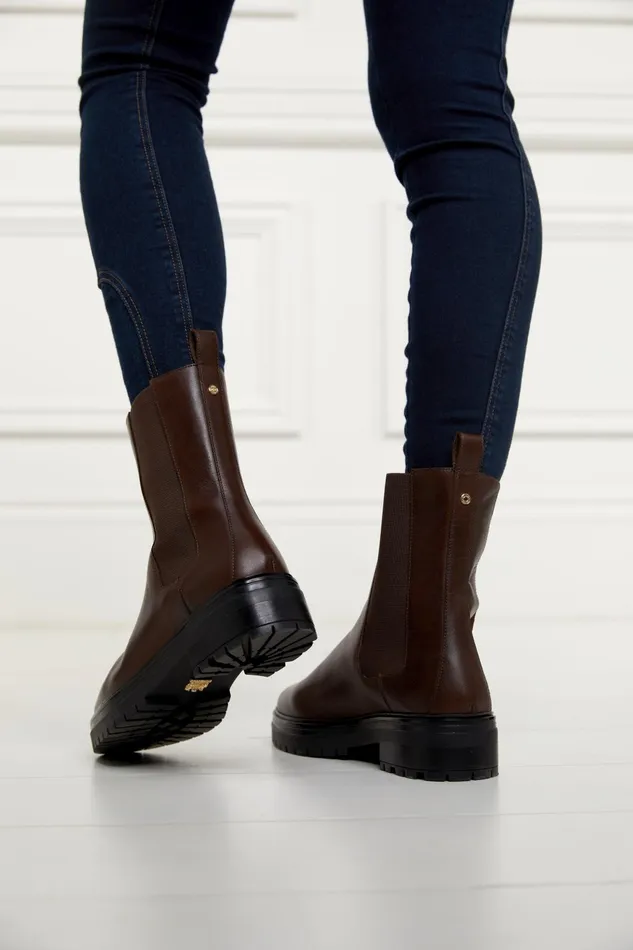 Holland Cooper Boots Women Astoria Ankle Boot Rich Chocolate Holland Cooper Boots Women Astoria Ankle Boot Rich Chocolate