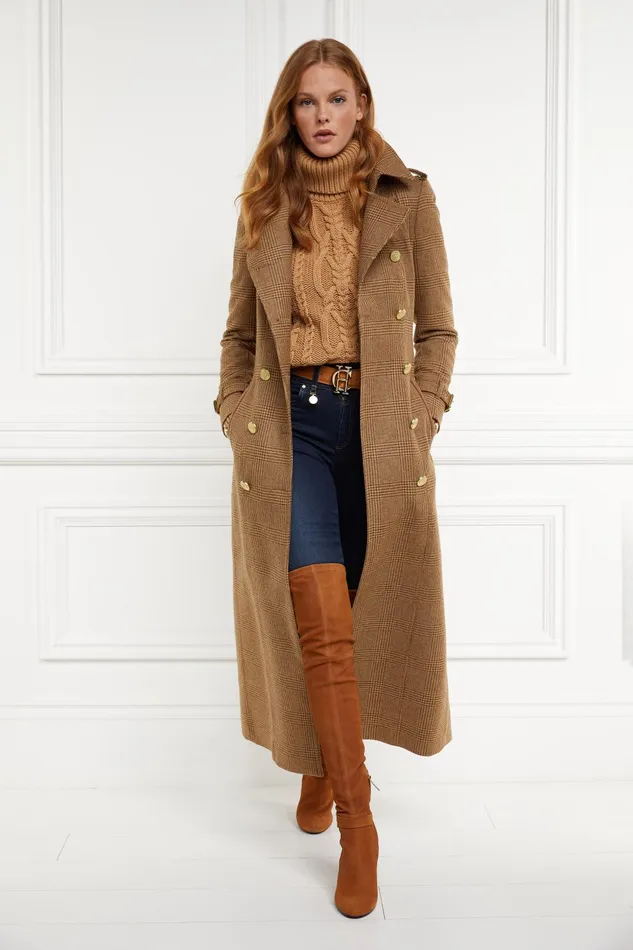 Holland Cooper Boots Women Sloane Over The Knee Boot Tan Holland Cooper Boots Women Sloane Over The Knee Boot Tan
