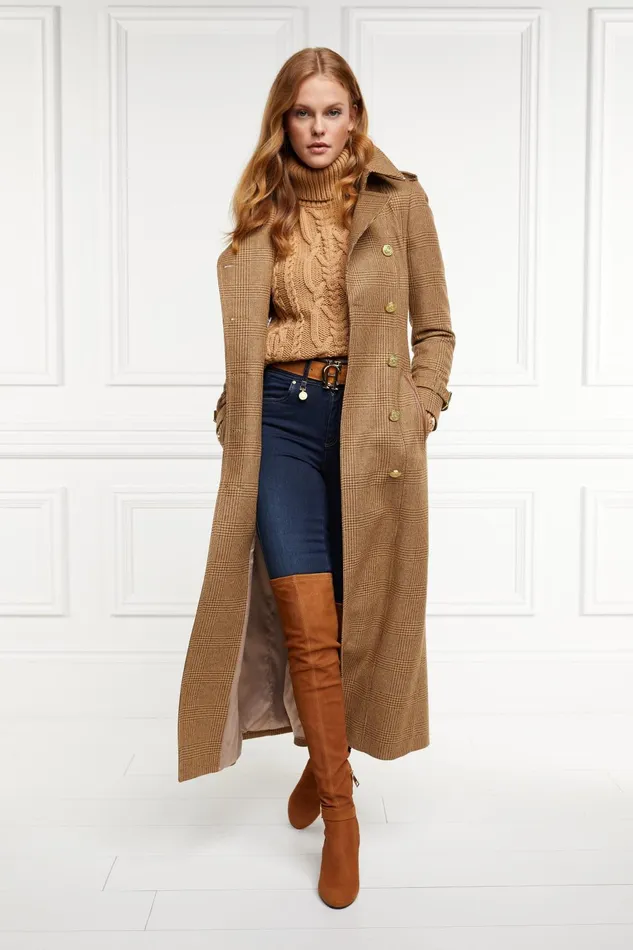 Holland Cooper Boots Women Sloane Over The Knee Boot Tan Holland Cooper Boots Women Sloane Over The Knee Boot Tan