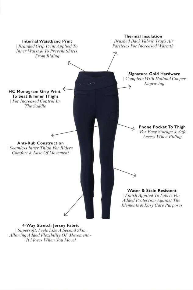 Holland Cooper Breeches Women Cooper Training Breeches Ink Navy Holland Cooper Breeches Women Cooper Training Breeches Ink Navy