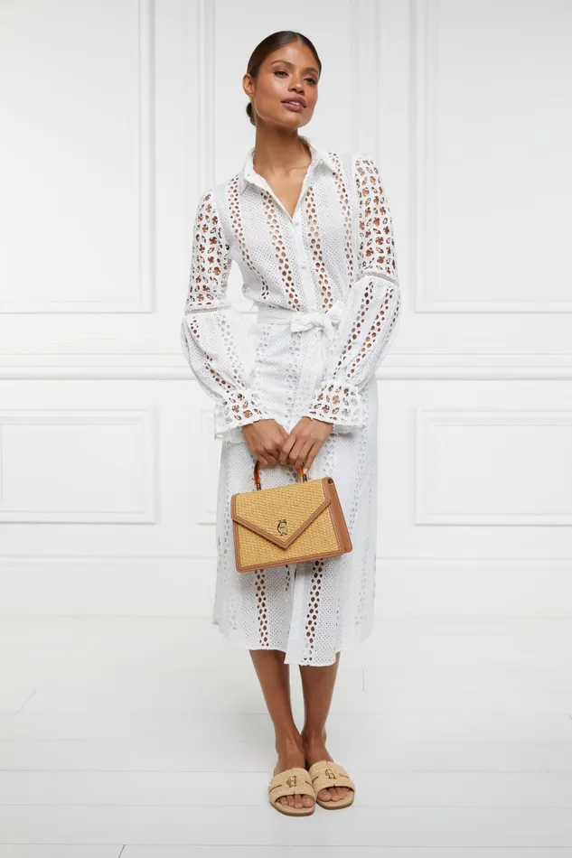 Holland Cooper Clutch Bags Women Dowdeswell Bag Tan Natural Holland Cooper Clutch Bags Women Dowdeswell Bag Tan Natural