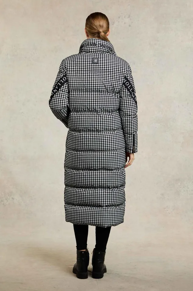 Holland Cooper Coats Women Camden Longline Coat Houndstooth Holland Cooper Coats Women Camden Longline Coat Houndstooth