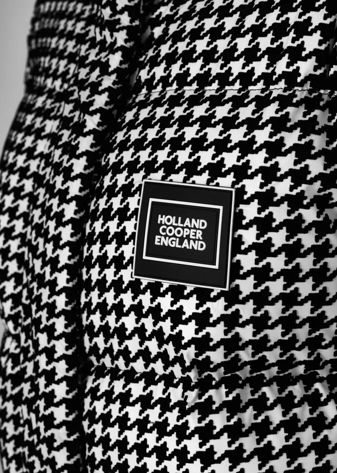 Holland Cooper Coats Women Camden Longline Coat Houndstooth Holland Cooper Coats Women Camden Longline Coat Houndstooth