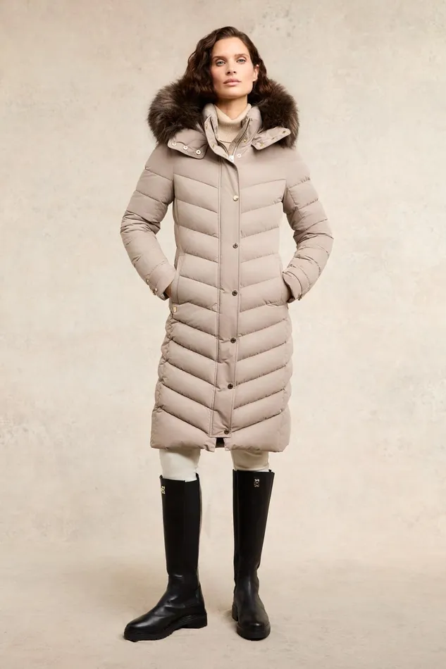 Holland Cooper Coats Women Chamonix Coat Mink