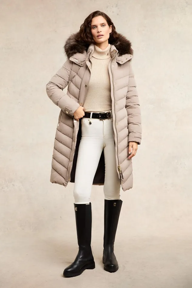Holland Cooper Coats Women Chamonix Coat Mink Holland Cooper Coats Women Chamonix Coat Mink