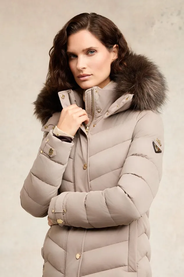 Holland Cooper Coats Women Chamonix Coat Mink Holland Cooper Coats Women Chamonix Coat Mink