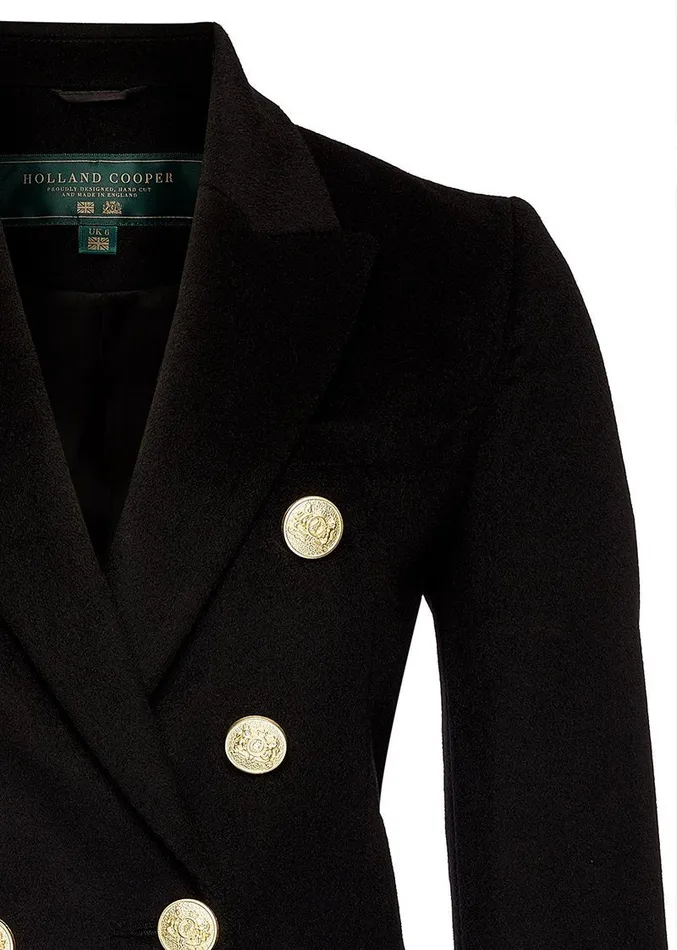 Holland Cooper Coats Women Knightsbridge Coat Black