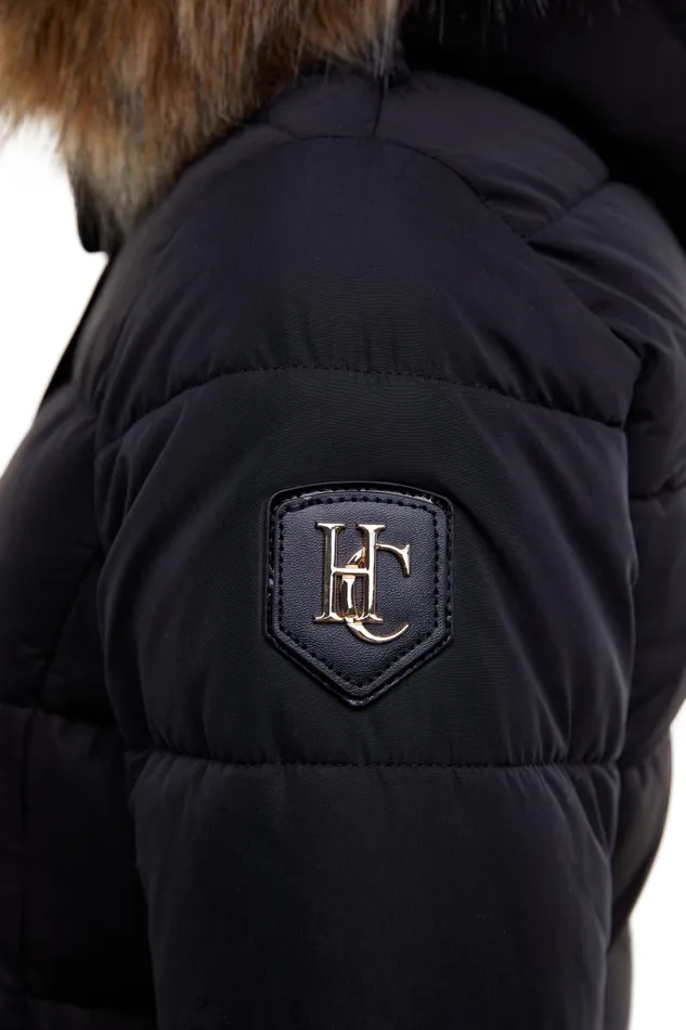 Holland Cooper Coats Women Stoneleigh Longline Coat Black Holland Cooper Coats Women Stoneleigh Longline Coat Black