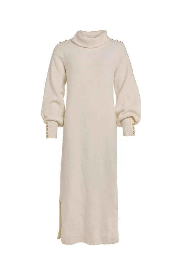 Holland Cooper Dresses Women Berkeley Roll Neck Dress Natural