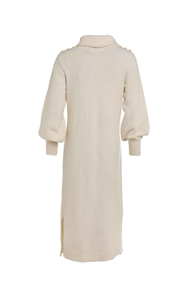 Holland Cooper Dresses Women Berkeley Roll Neck Dress Natural