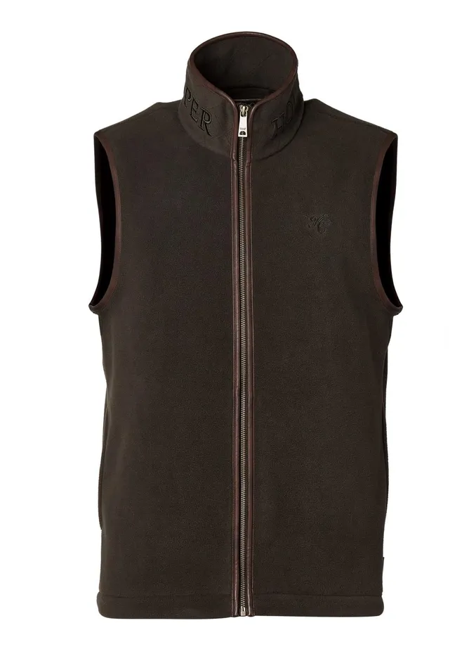 Holland Cooper Fleeces Men Country Fleece Gilet Khaki
