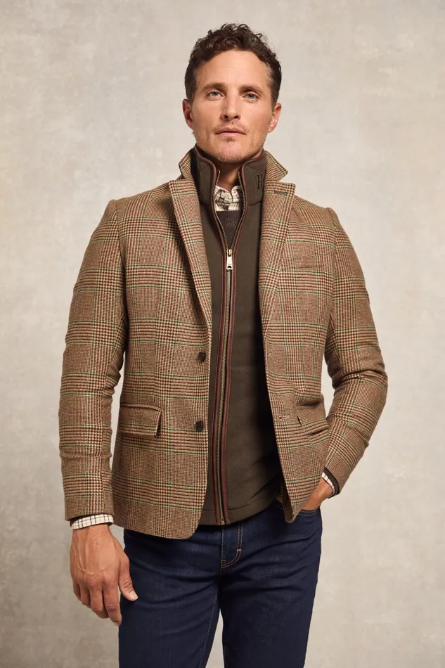 Holland Cooper Fleeces Men Country Fleece Gilet Khaki