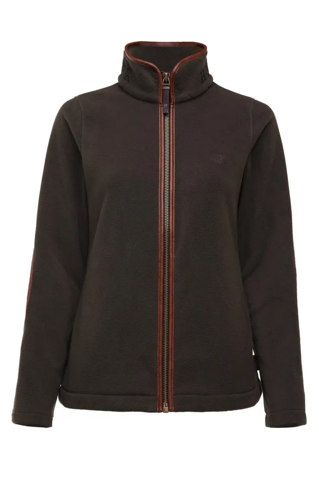 Holland Cooper Fleeces Women Country Fleece Jacket Khaki