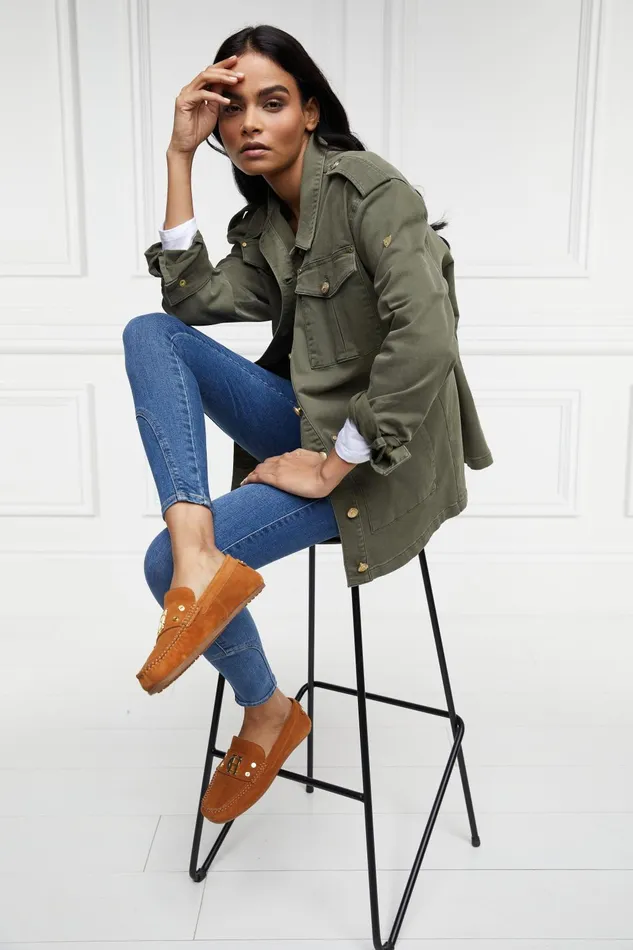 Holland Cooper Jackets Women Artillery Jacket Hunter Green Holland Cooper Jackets Women Artillery Jacket Hunter Green