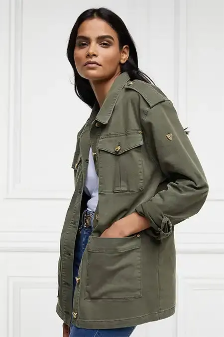 Holland Cooper Jackets Women Artillery Jacket Hunter Green Holland Cooper Jackets Women Artillery Jacket Hunter Green