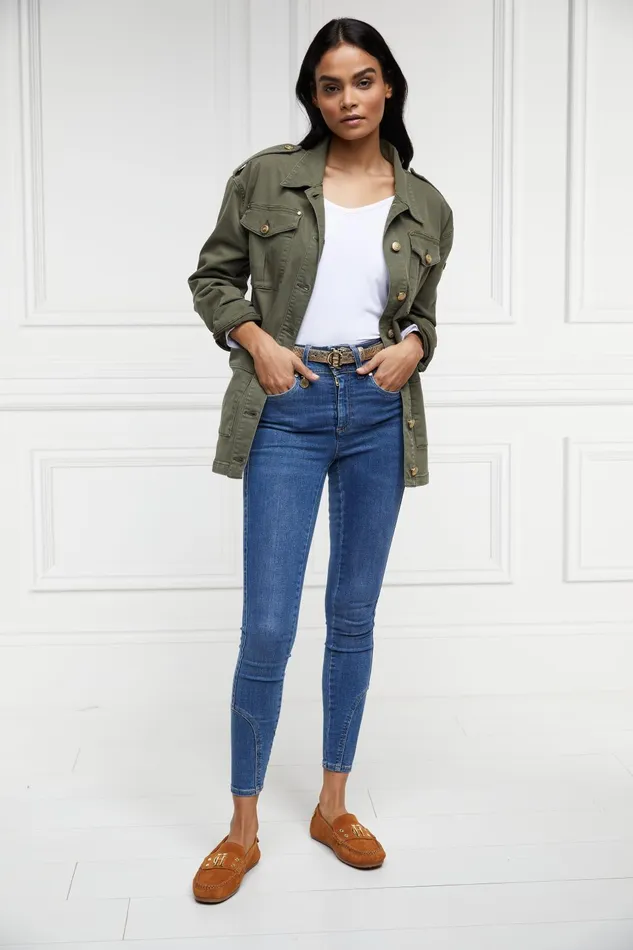 Holland Cooper Jackets Women Artillery Jacket Hunter Green Holland Cooper Jackets Women Artillery Jacket Hunter Green