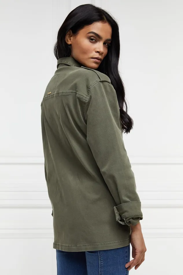 Holland Cooper Jackets Women Artillery Jacket Hunter Green Holland Cooper Jackets Women Artillery Jacket Hunter Green