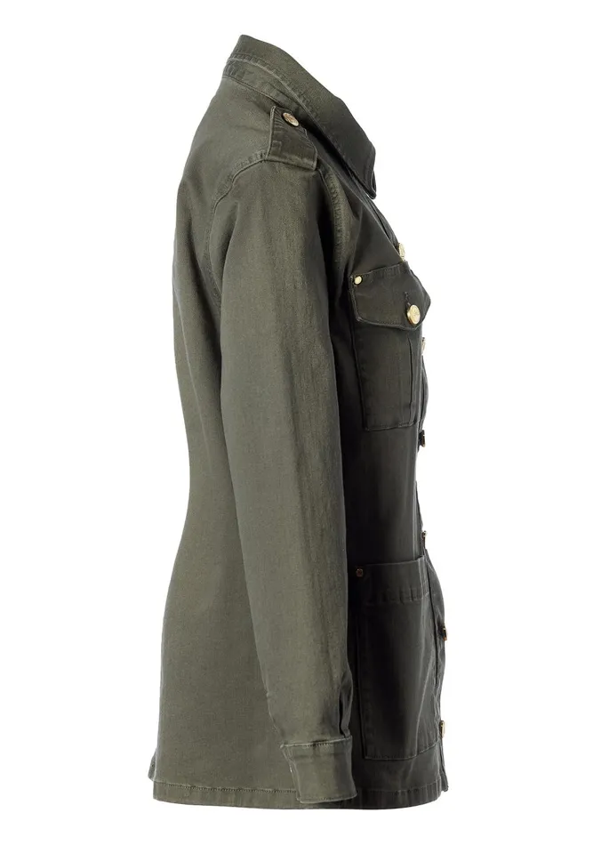 Holland Cooper Jackets Women Artillery Jacket Hunter Green Holland Cooper Jackets Women Artillery Jacket Hunter Green