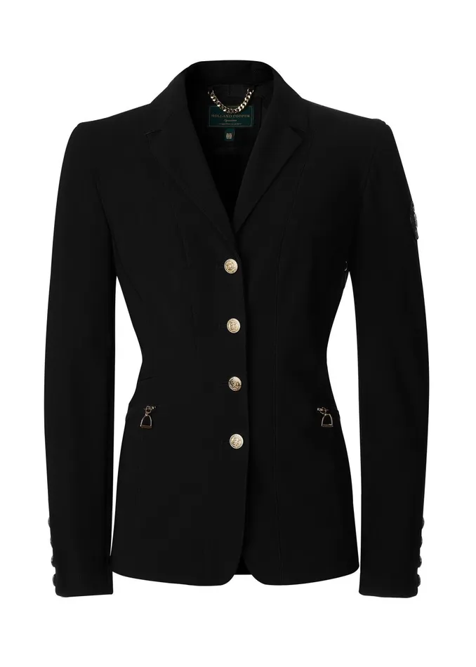 Holland Cooper Jackets Women The Competition Jacket Black Holland Cooper Jackets Women The Competition Jacket Black