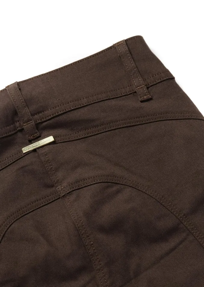 Holland Cooper Jeans Women Biker Jean Chocolate Holland Cooper Jeans Women Biker Jean Chocolate