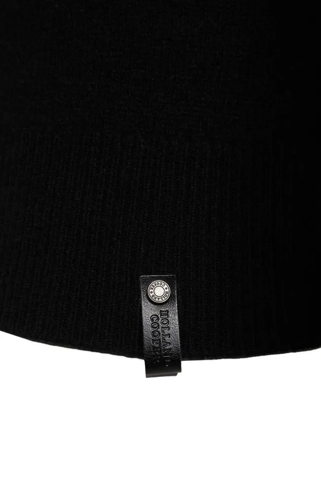 Holland Cooper Knitwear Men Byron Crew Neck Knit Black