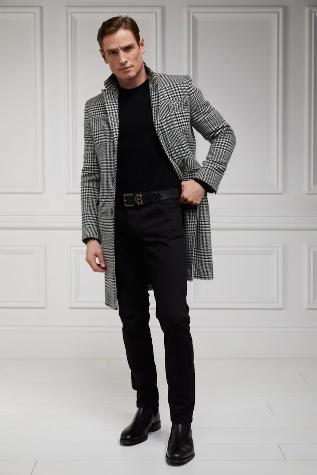 Holland Cooper Knitwear Men Byron Crew Neck Knit Black