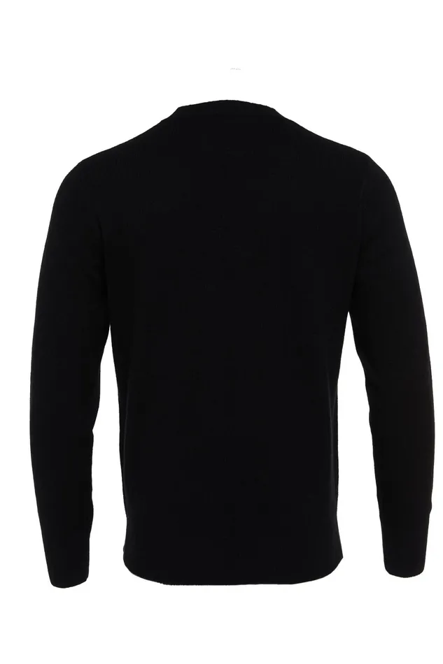 Holland Cooper Knitwear Men Byron Crew Neck Knit Black