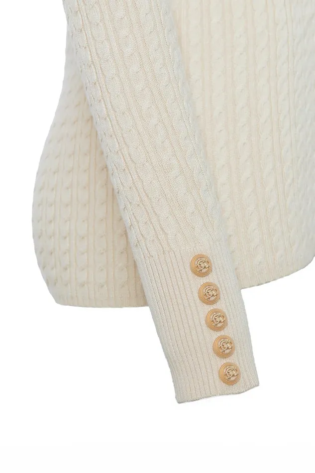 Holland Cooper Knitwear Women Ava Knit Almond Holland Cooper Knitwear Women Ava Knit Almond