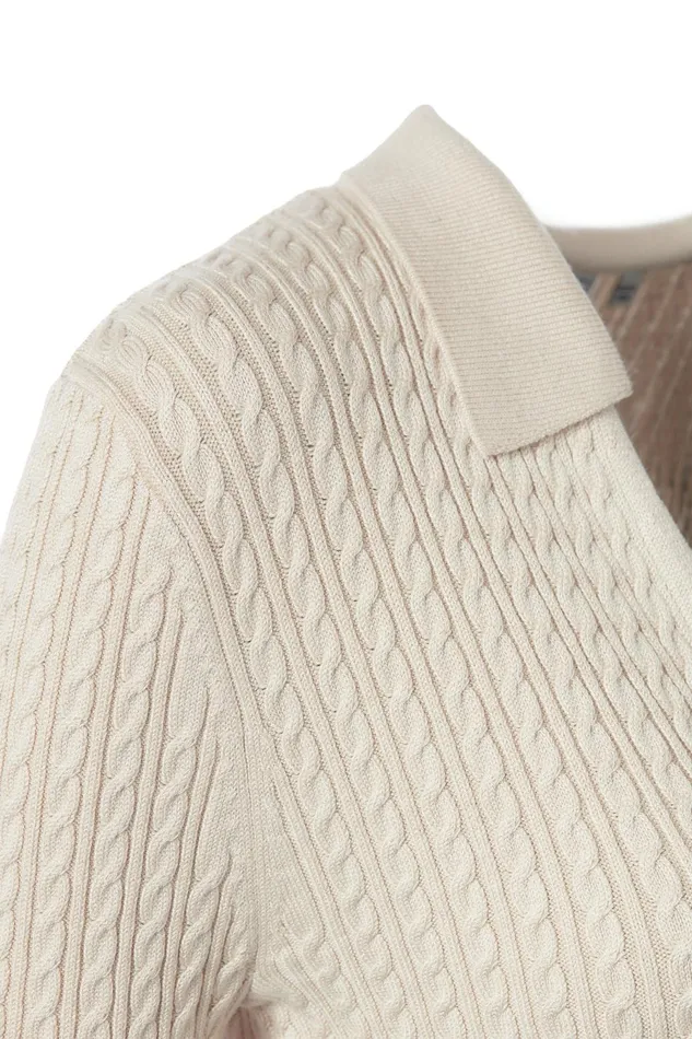 Holland Cooper Knitwear Women Ava Knit Almond Holland Cooper Knitwear Women Ava Knit Almond