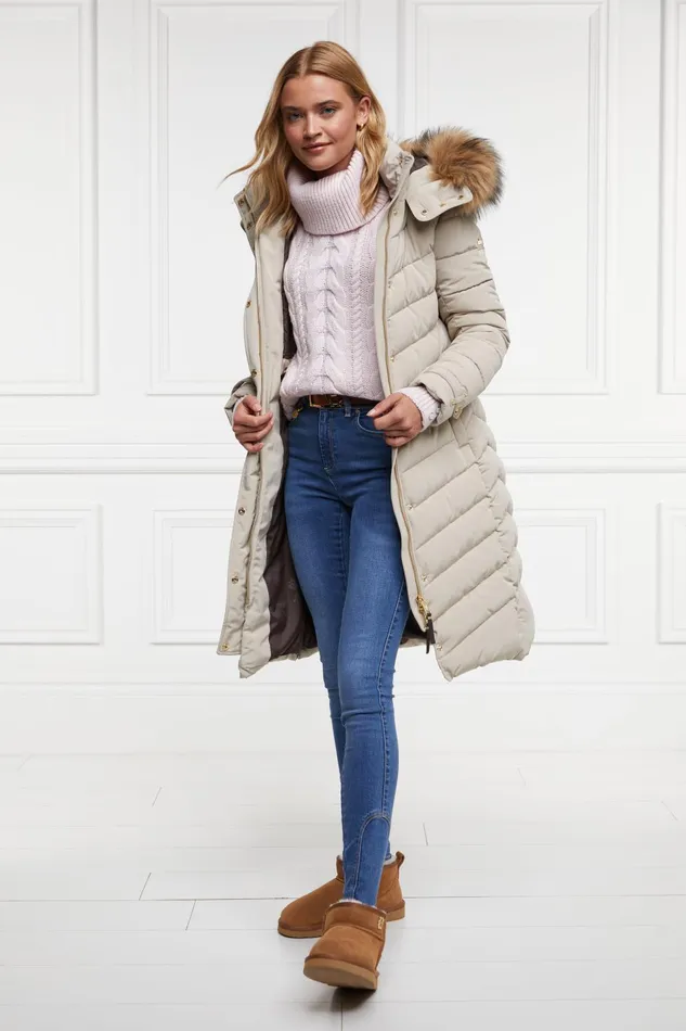 Holland Cooper Knitwear Women Corded Roll Neck Knit Holland Cooper Knitwear Women Corded Roll Neck Knit