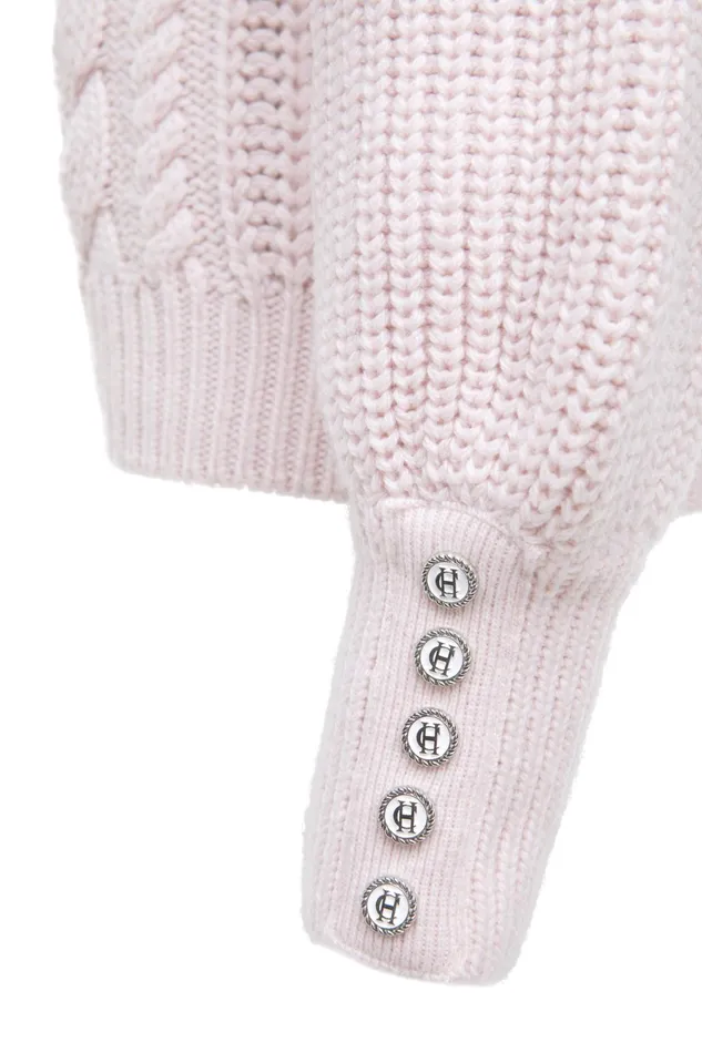 Holland Cooper Knitwear Women Corded Roll Neck Knit Holland Cooper Knitwear Women Corded Roll Neck Knit