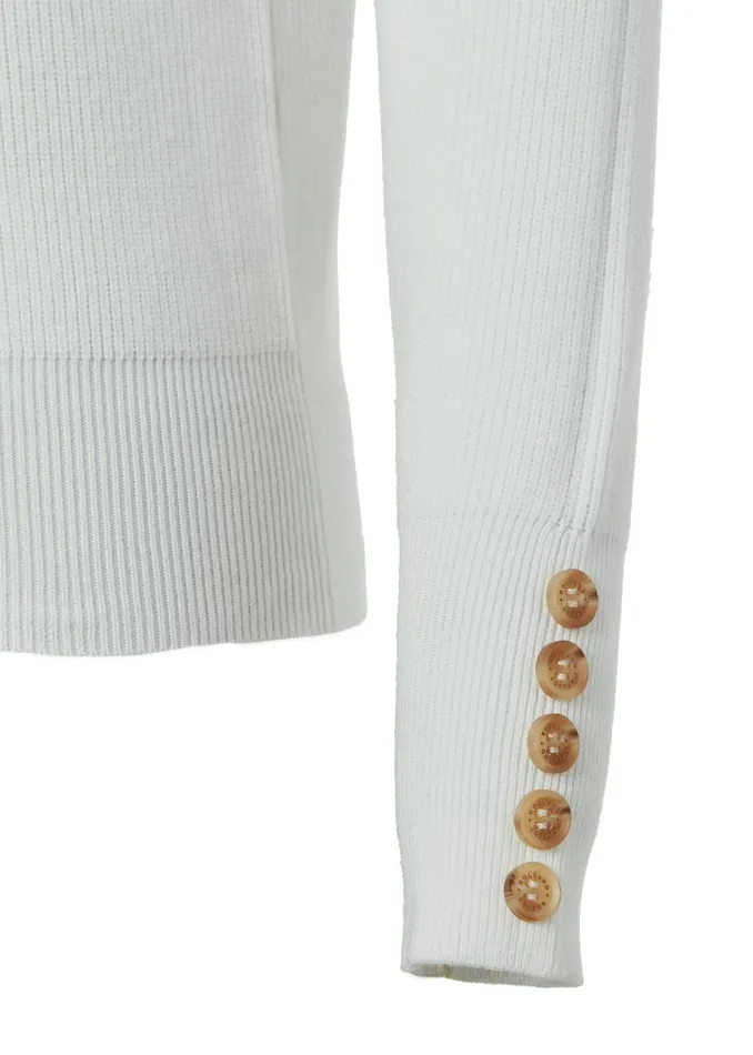 Holland Cooper Knitwear Women Tara High Neck Knit Natural Holland Cooper Knitwear Women Tara High Neck Knit Natural