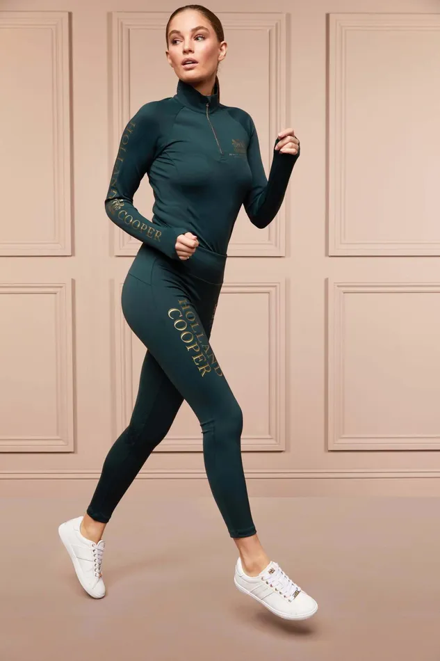 Holland Cooper Leggings Women Sport Legging Petrol Holland Cooper Leggings Women Sport Legging Petrol