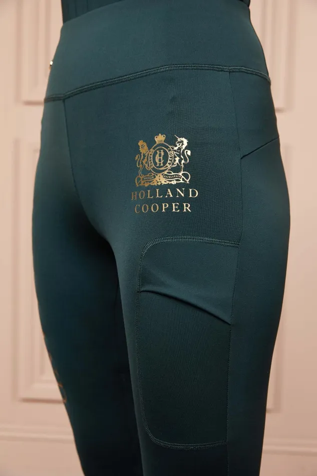 Holland Cooper Leggings Women Sport Legging Petrol Holland Cooper Leggings Women Sport Legging Petrol
