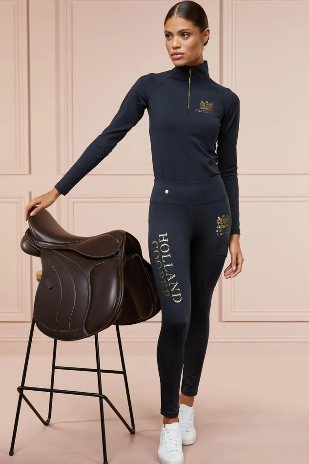 Holland Cooper Leggings Women Sport Legging Slate