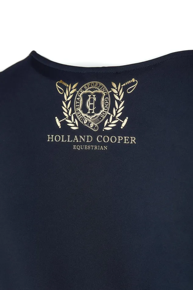 Holland Cooper Polo Shirts and Tees Women Training VNeck Tee Ink Navy Holland Cooper Polo Shirts and Tees Women Training VNeck Tee Ink Navy