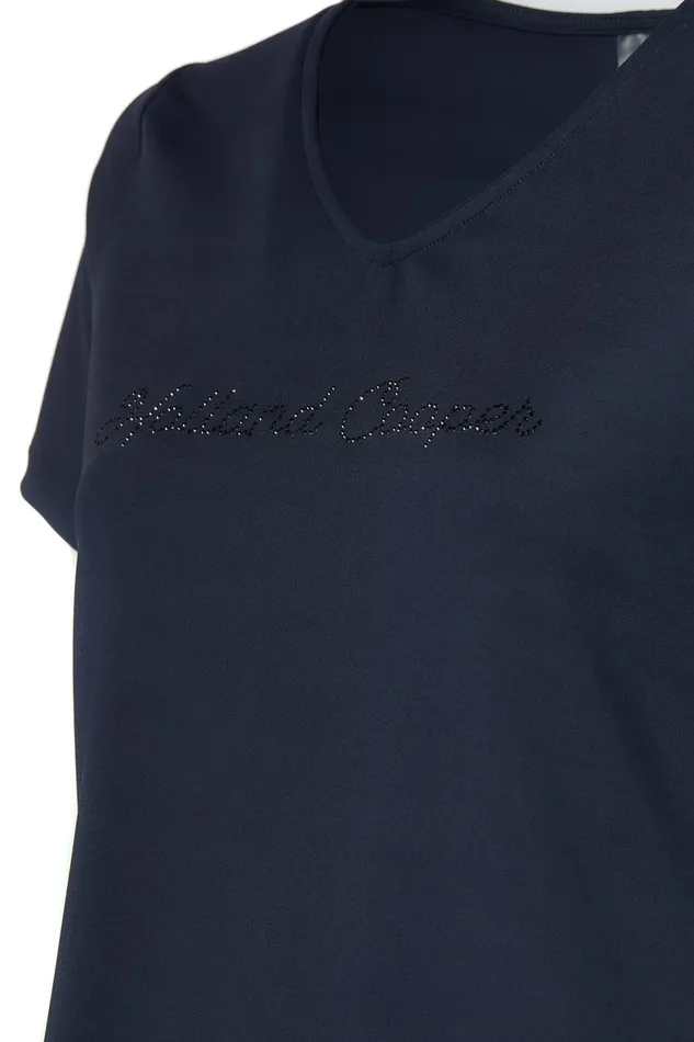 Holland Cooper Polo Shirts and Tees Women Training VNeck Tee Ink Navy Holland Cooper Polo Shirts and Tees Women Training VNeck Tee Ink Navy