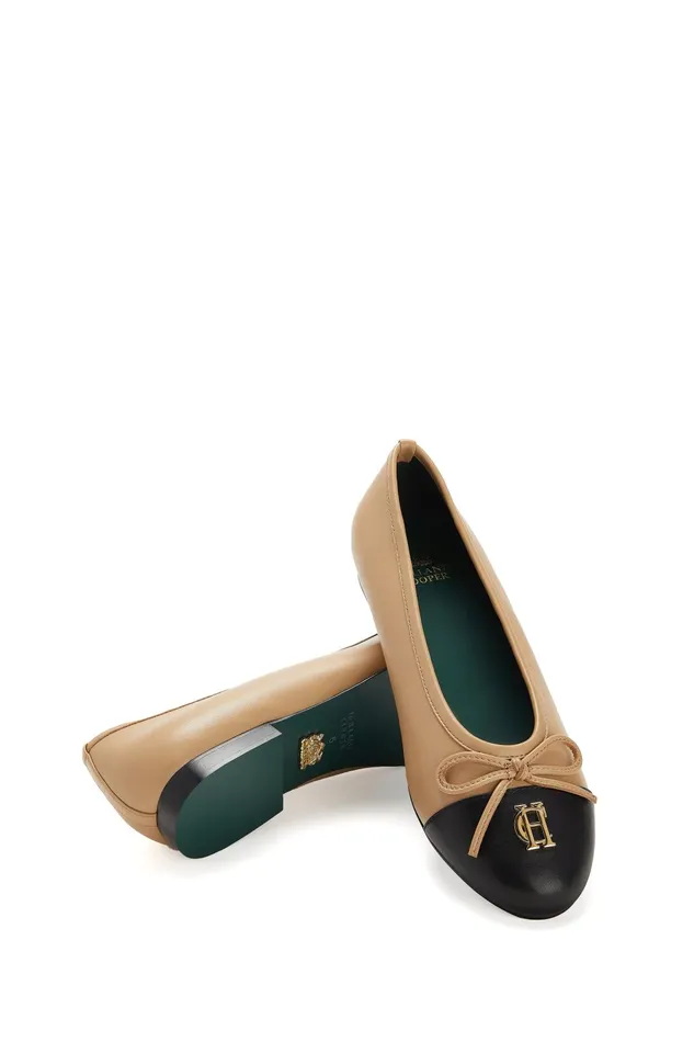 Holland Cooper Pumps Women Ballet Shoe Nude Black Holland Cooper Pumps Women Ballet Shoe Nude Black