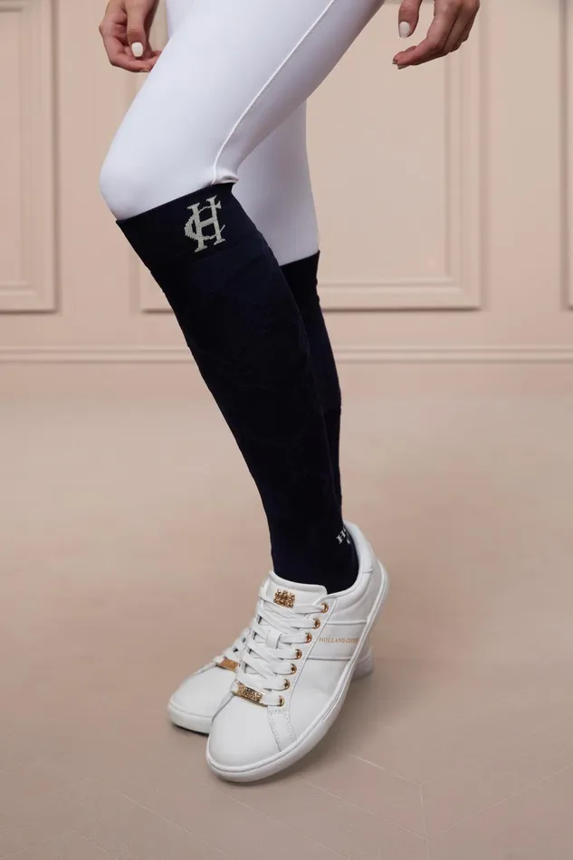 Holland Cooper Riding Socks Women Riding Sock Ink Navy