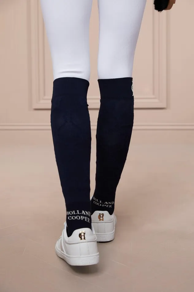 Holland Cooper Riding Socks Women Riding Sock Ink Navy