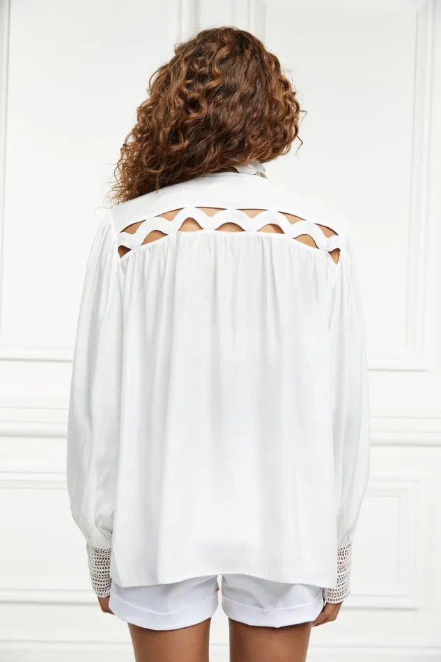 Holland Cooper Shirts and Blouses Women Featherton Lace Shirt Holland Cooper Shirts and Blouses Women Featherton Lace Shirt