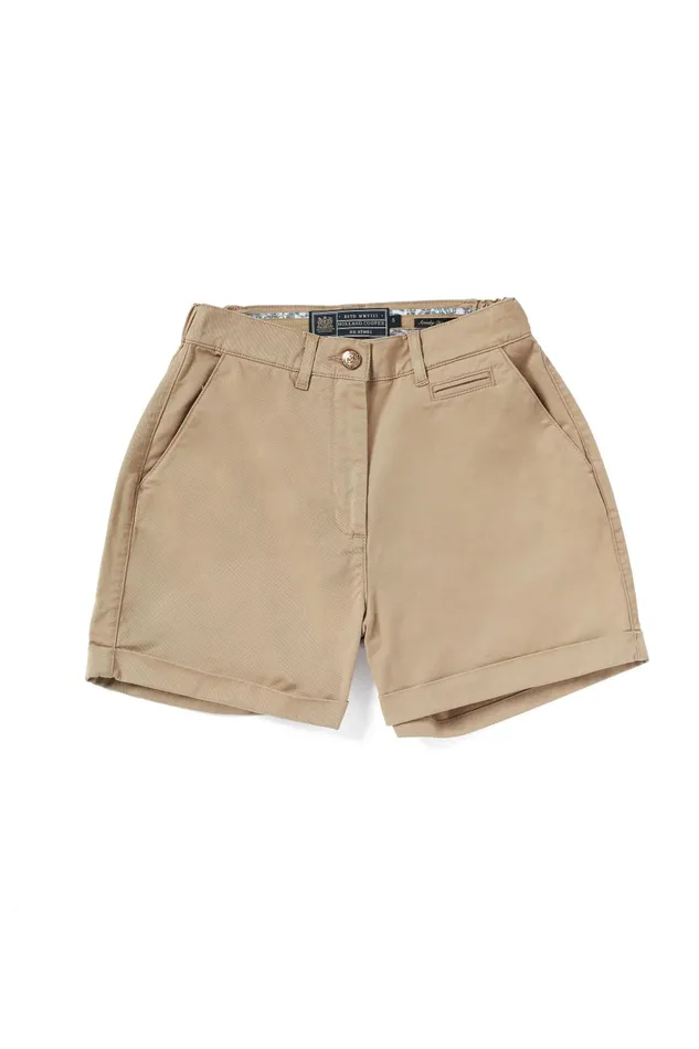 Holland Cooper Shorts Women Arnesby Chino Short Stone Holland Cooper Shorts Women Arnesby Chino Short Stone